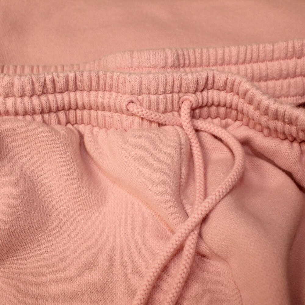 PINK FLEECE WIDE-LEG CARGO SWEATPANTS - Picture 3 of 13